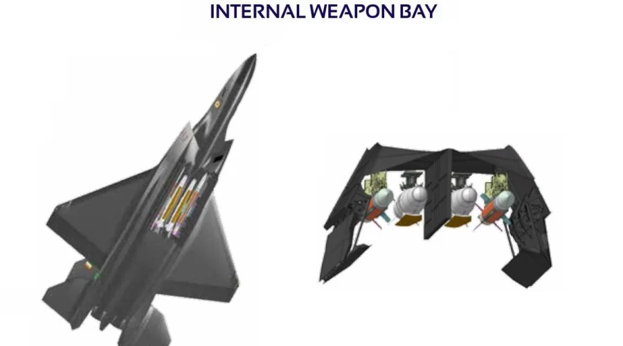 AMCA internal weapons bay stealth strike capability BrahMos-NG
