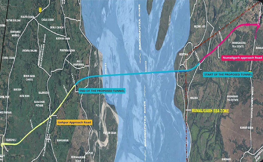 Brahmaputra Underwater Tunnel India strategic lifeline