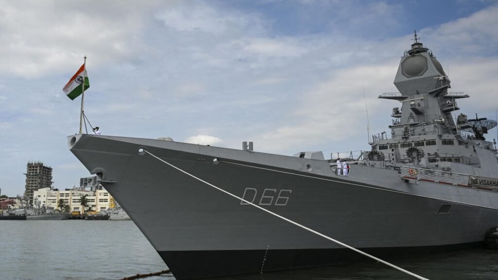 INS Visakhapatnam destroyer anti-drone shield Red Sea