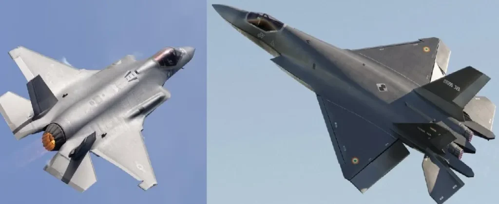 India AMCA vs China J-20 stealth fighter comparison