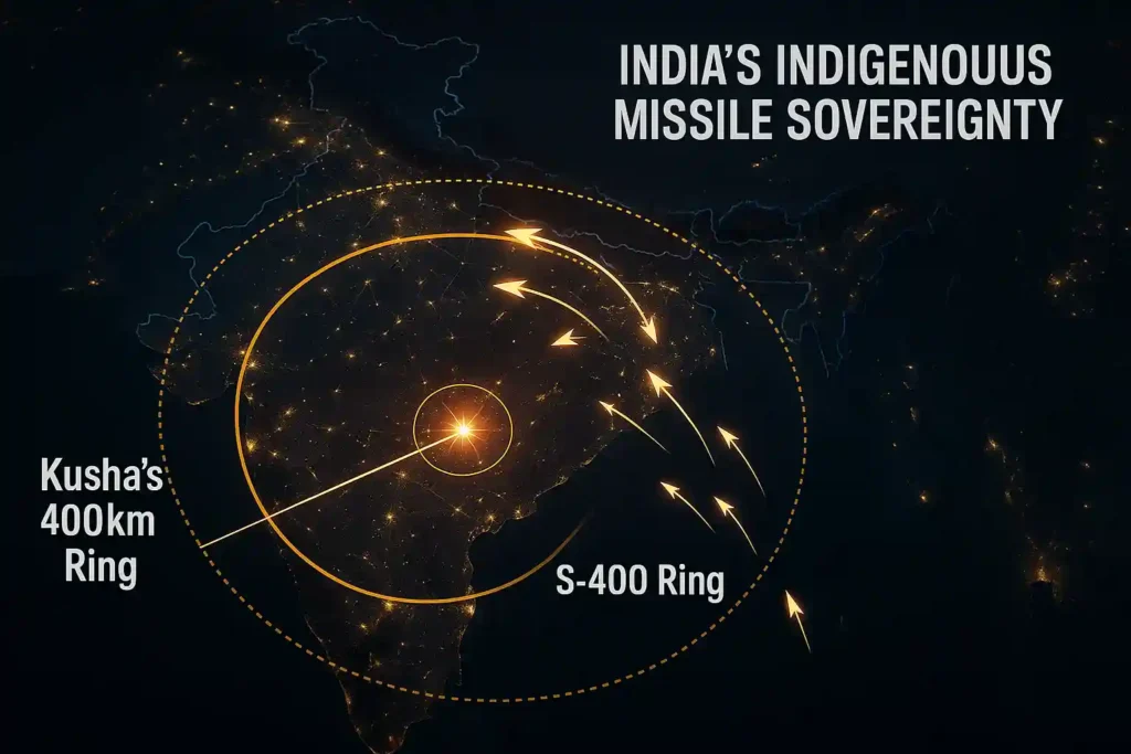 India Sky Shield Project Kusha deployment LAC and coastline