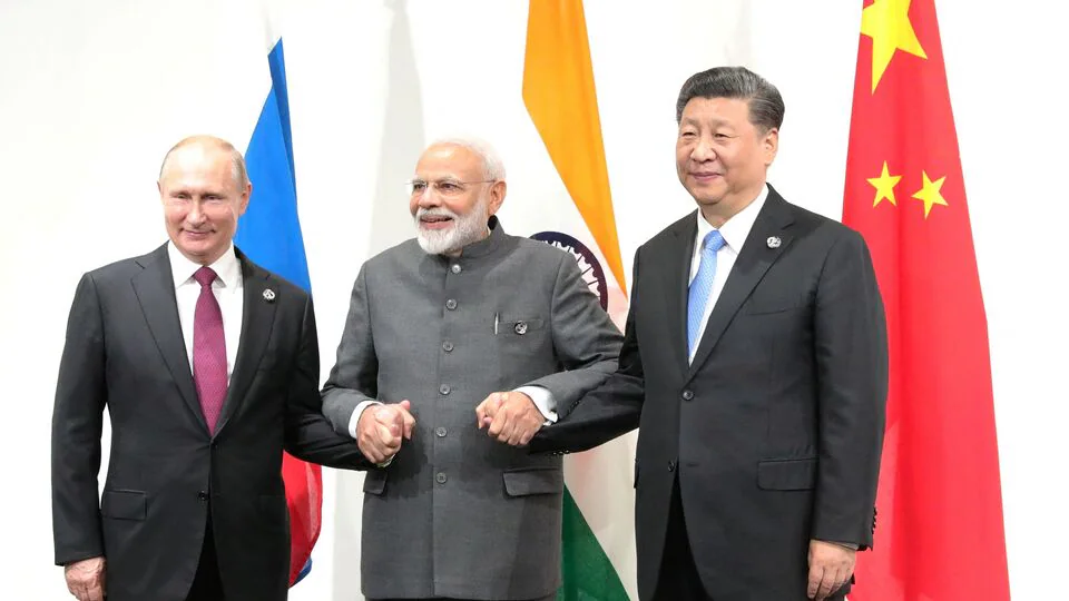 india Russia China Triangle summit meeting 2025
