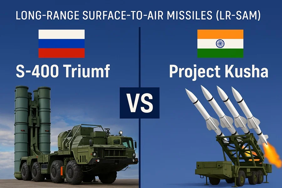 India LRSAM vs S-400 missile defense comparison