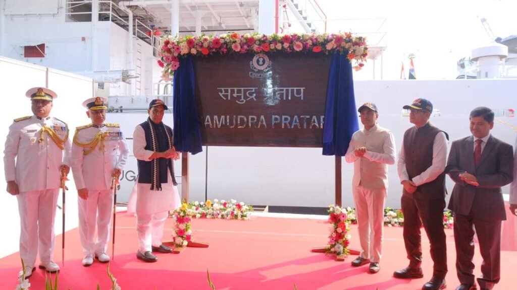 ICGS Samudra Pratap Commissioning Rajnath Singh Jan 5 2026