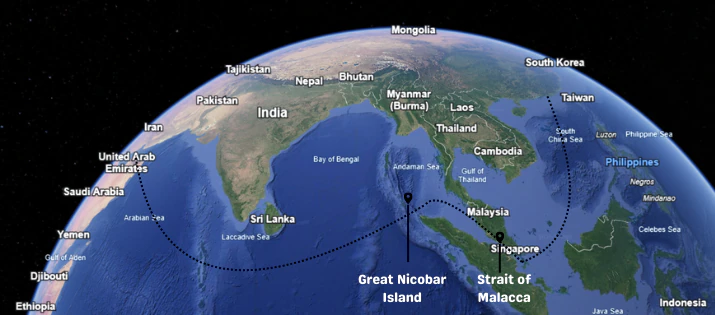 Great Nicobar Strategic Proximity to Malacca Strait 2026